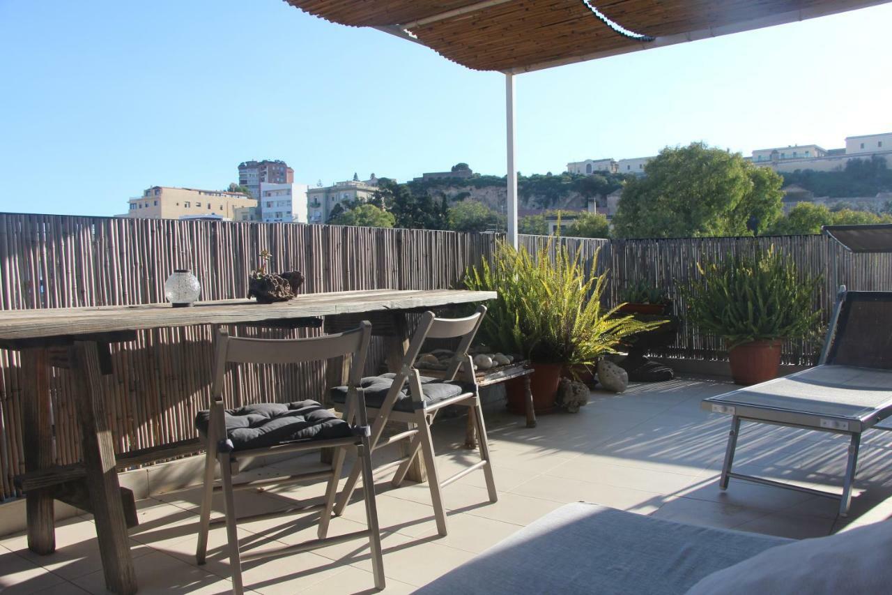 Apartamento Mini Attico Panoramico Con Terrazza Cagliari Exterior foto